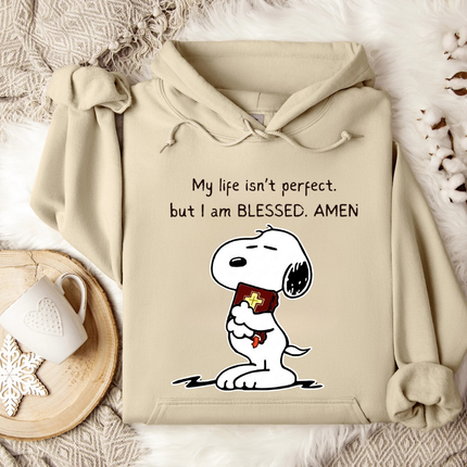 I Am Blessed Amen Snoopy Hoodie
