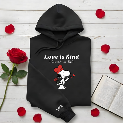 Love is Kind Hoodie - Snoopy