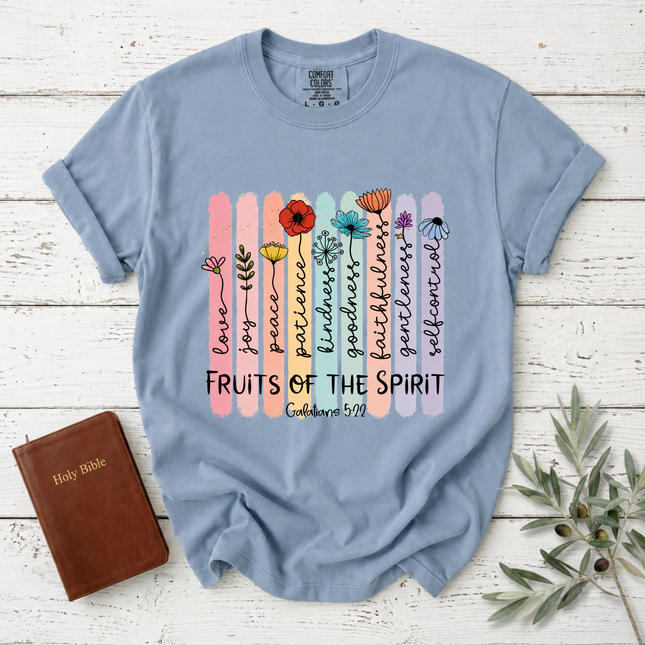 Comfort Colors Fruits Of The Spirit Floral T-Shirt