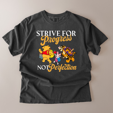 Comfort Colors Strive For Progress Pooh T-shirt
