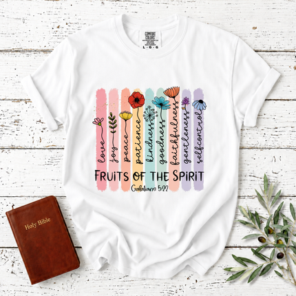 Comfort Colors Fruits Of The Spirit Floral T-Shirt