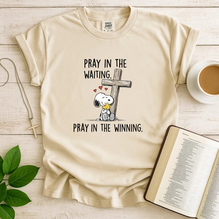 Comfort Colors Pray in the waiting T-Shirt