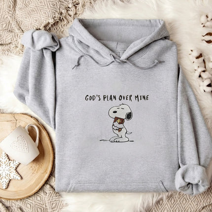 God's Plan Over Mine Embroidered Hoodie