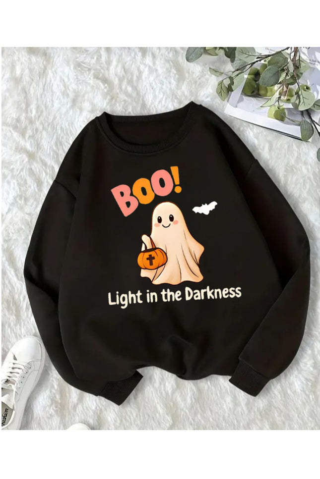 Boo! Light in the Darkness Sweatshirt