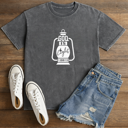 God Is Light Christian T-Shirt