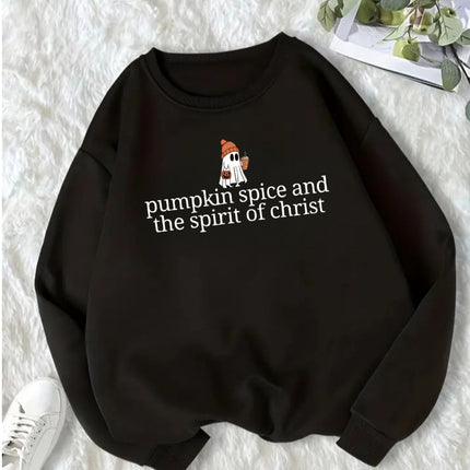 Pumpkin Spice and the Spirit of Christ Sweatshirt