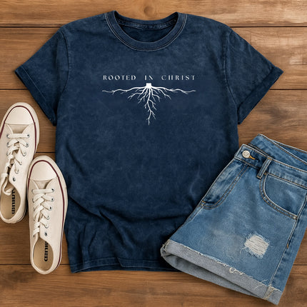 Rooted In Christ Christian T-Shirt