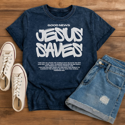 Jesus Saves – Good News Christian T-Shirt
