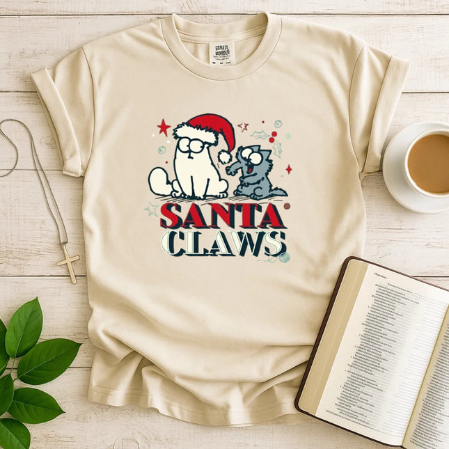 Comfort Colors Santa Claws Christmas T-Shirt