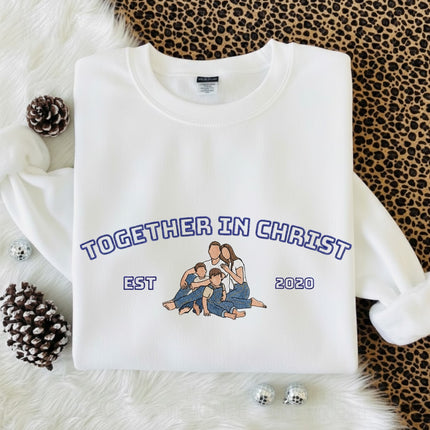 Together In Christ Embroidered Sweatshirt