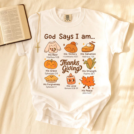 Comfort Colors God Says I Am T-Shirt