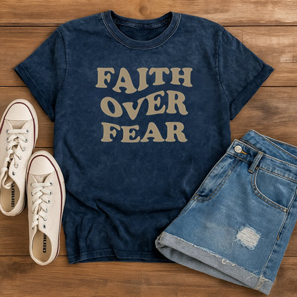 Faith Over Fear Christian T-Shirt