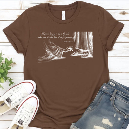 Comfort Colors Hem of His Garment Bible Verse Tee
