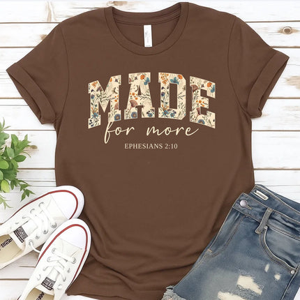 Comfort Colors Made For More Christian Graphic Tee