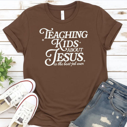 Comfort Colors Teaching Kids About Jesus Graphic Tee