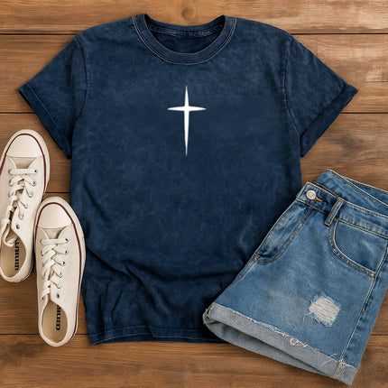 Minimalist Christian Cross T-Shirt