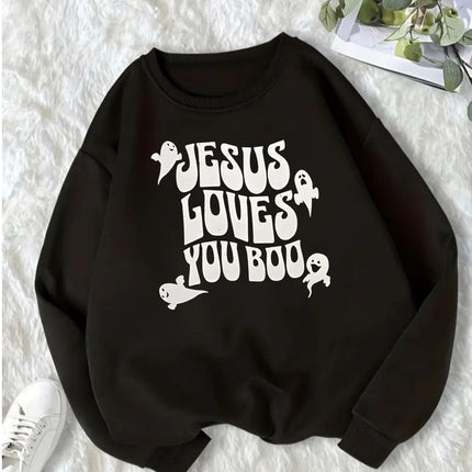 Jesus Loves You Boo Sweatshirt