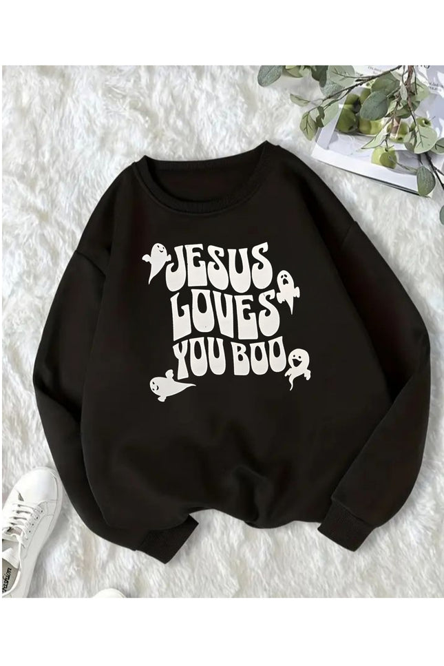 Jesus Loves You Boo Sweatshirt