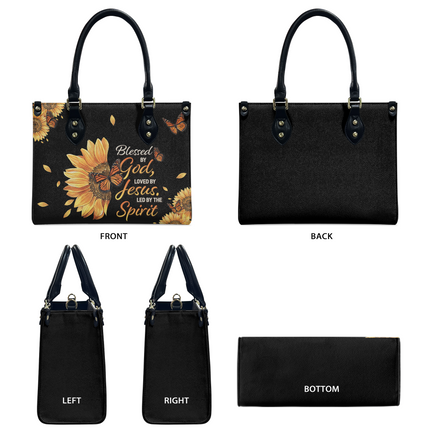 Led by the Spirit Leather Handbag