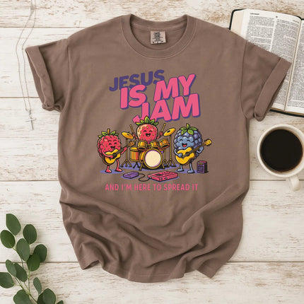 Comfort Colors Jesus Is My Jam Band Music T-Shirt