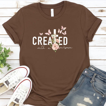 Comfort Colors “Created with Purpose” Graphic Tee