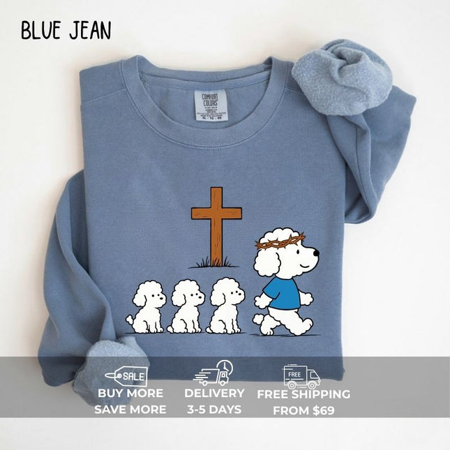 Comfort Colors Follow Jesus Sweatshirt