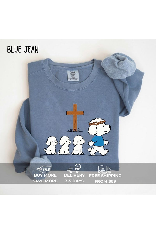 Comfort Colors Follow Jesus Sweatshirt