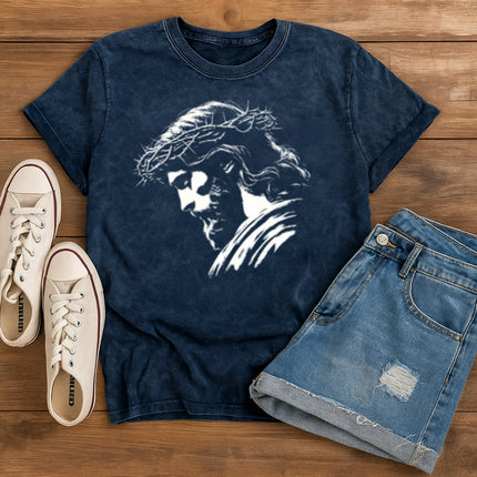 Jesus with Crown of Thorns T-Shirt