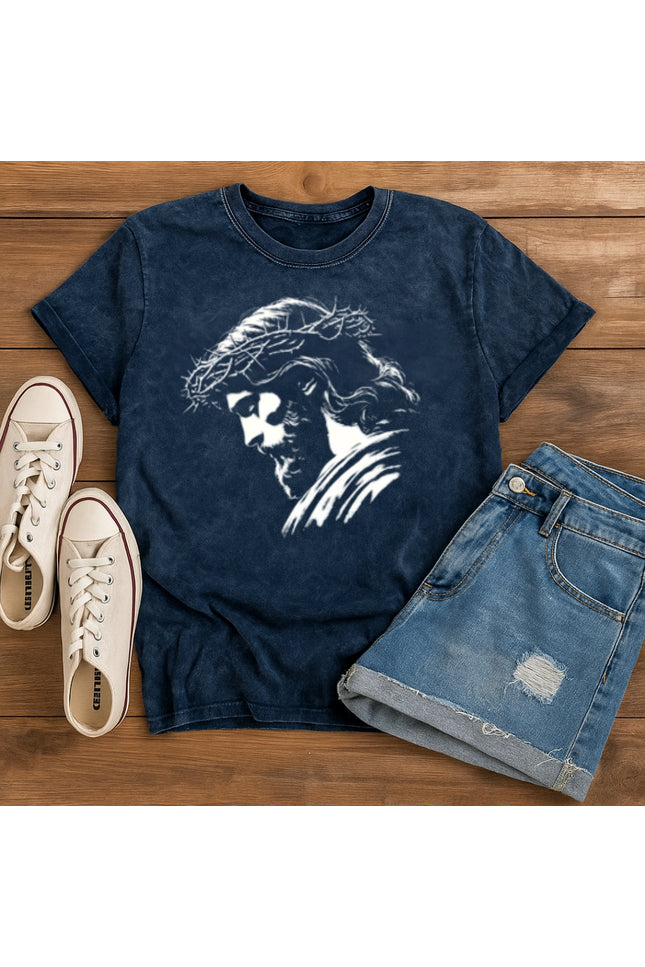 Jesus with Crown of Thorns T-Shirt