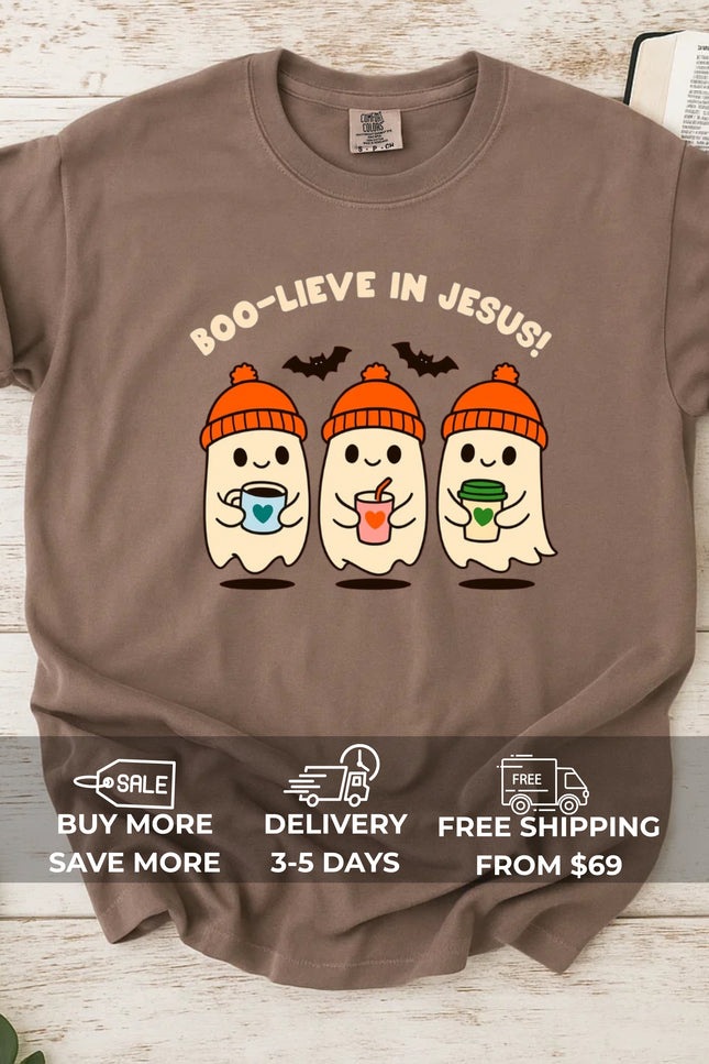 Comfort Colors Boo-lieve in Jesus T-Shirt