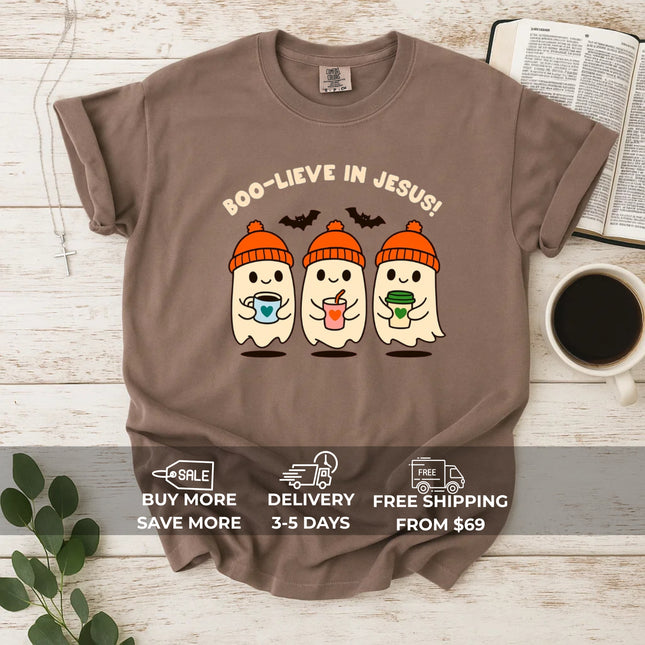 Comfort Colors Boo-lieve in Jesus T-Shirt