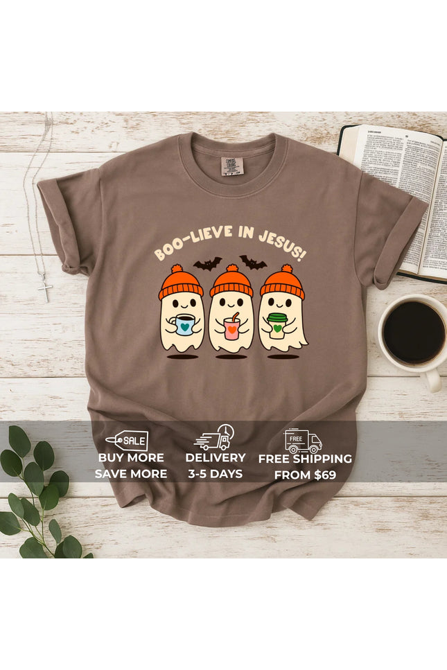 Comfort Colors Boo-lieve in Jesus T-Shirt