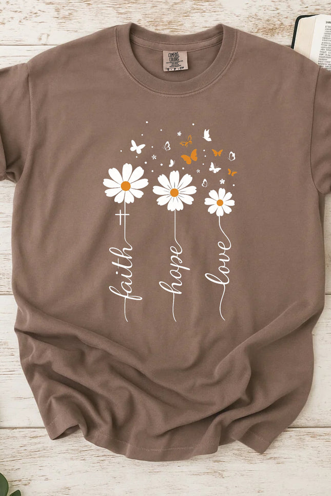 Comfort Colors Spread Faith Hope Love T-Shirt