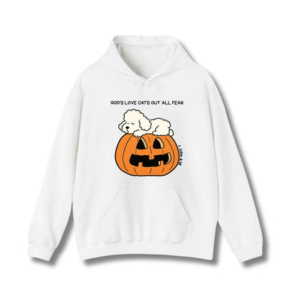 God's Love Cats Out All Fear Gildan Hoodie