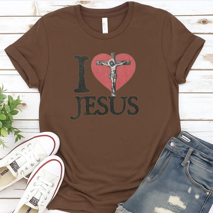 Comfort Colors I Love Jesus Graphic Tee
