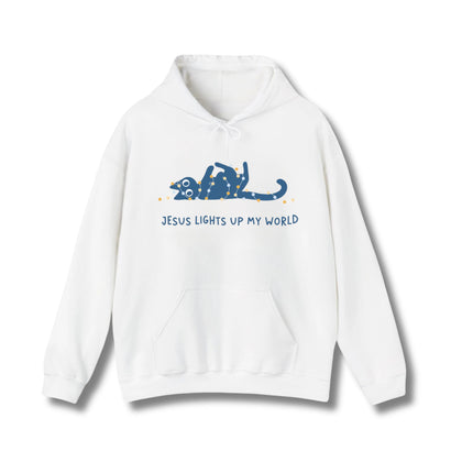 Jesus Lights Up My World Gildan Hoodie