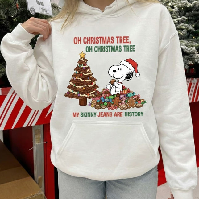 My Skinny Jeans Are History Snoopy Hoodie