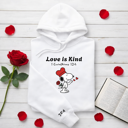 Love is Kind Hoodie - Snoopy