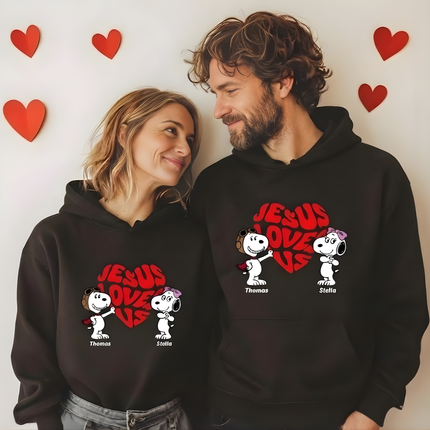 Jesus loves us Hoodie