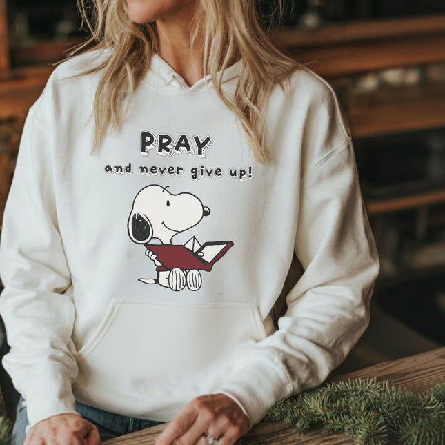 Pray and Never Give Up Hoodie
