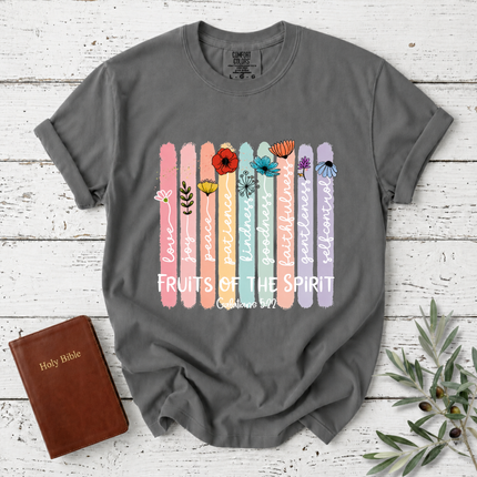 Comfort Colors Fruits Of The Spirit Floral T-Shirt
