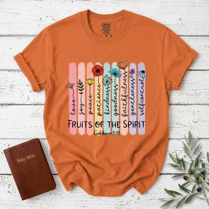 Comfort Colors Fruits Of The Spirit Floral T-Shirt