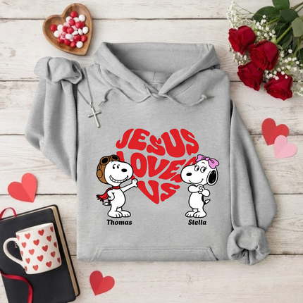Jesus loves us Hoodie