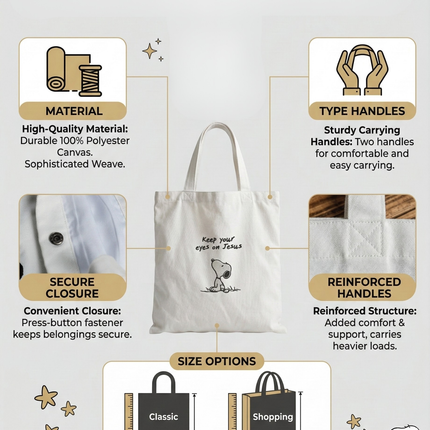 Our love Held by God Embroidered Tote Bag