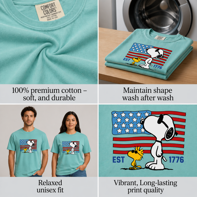 Comfort Colors EST 1776 Patriotic T-Shirt