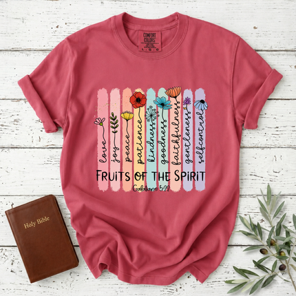 Comfort Colors Fruits Of The Spirit Floral T-Shirt