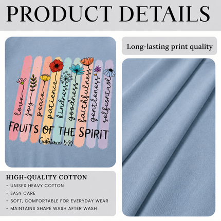 Comfort Colors Fruits Of The Spirit Floral T-Shirt