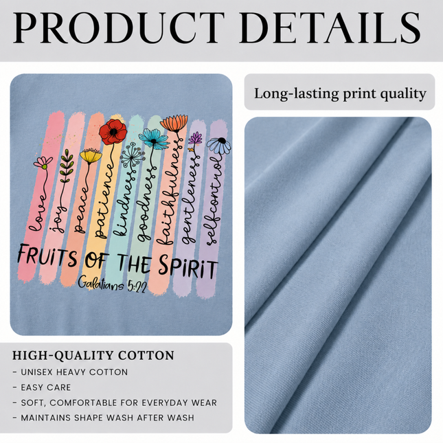 Comfort Colors Fruits Of The Spirit Floral T-Shirt