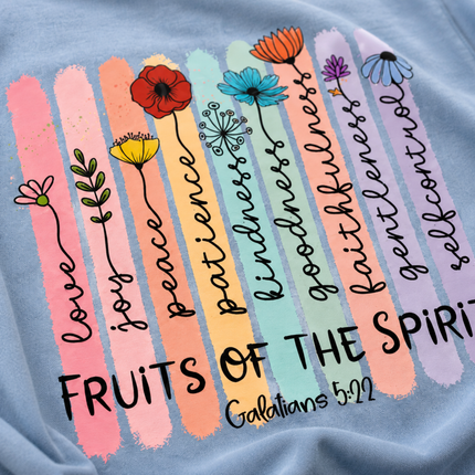Comfort Colors Fruits Of The Spirit Floral T-Shirt