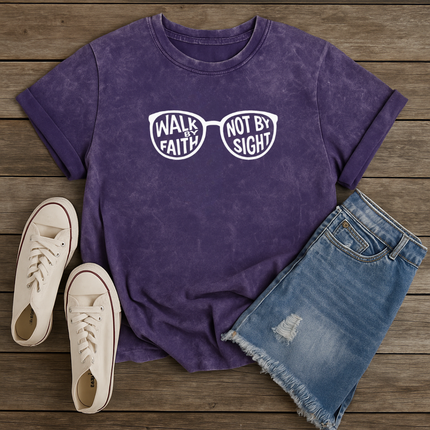 Walk By Faith Not By Sight Graphic T-Shirt